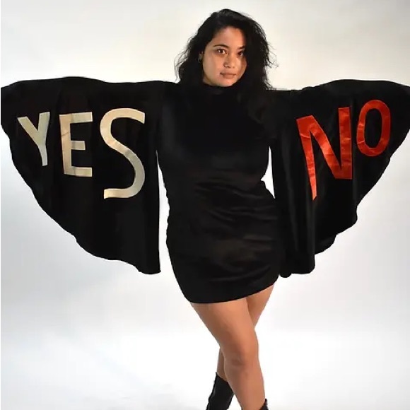 Fashion Brand Company Dresses & Skirts - Fashion Brand Company Black Mini Dress with Statement Sleeves